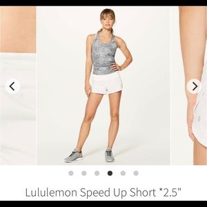 Lululemon Speed Up Shorts